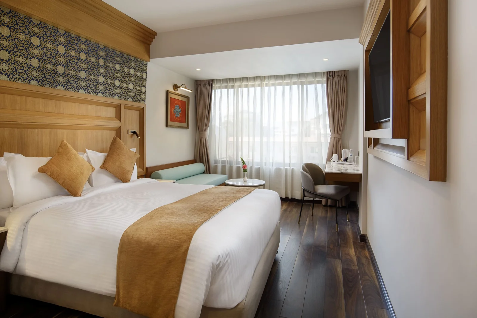 Otel odasının orijinal fotoğrafı